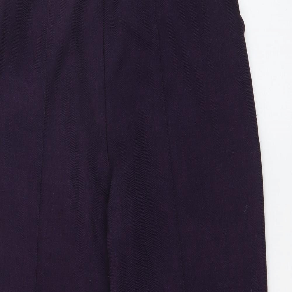 Womens UK Size 10 Marks and Spencer Regular Fit  Purple Trousers