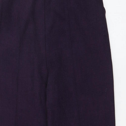Womens UK Size 10 Marks and Spencer Regular Fit  Purple Trousers