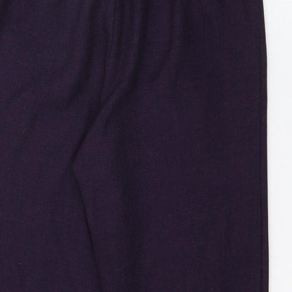 Womens UK Size 10 Marks and Spencer Regular Fit  Purple Trousers