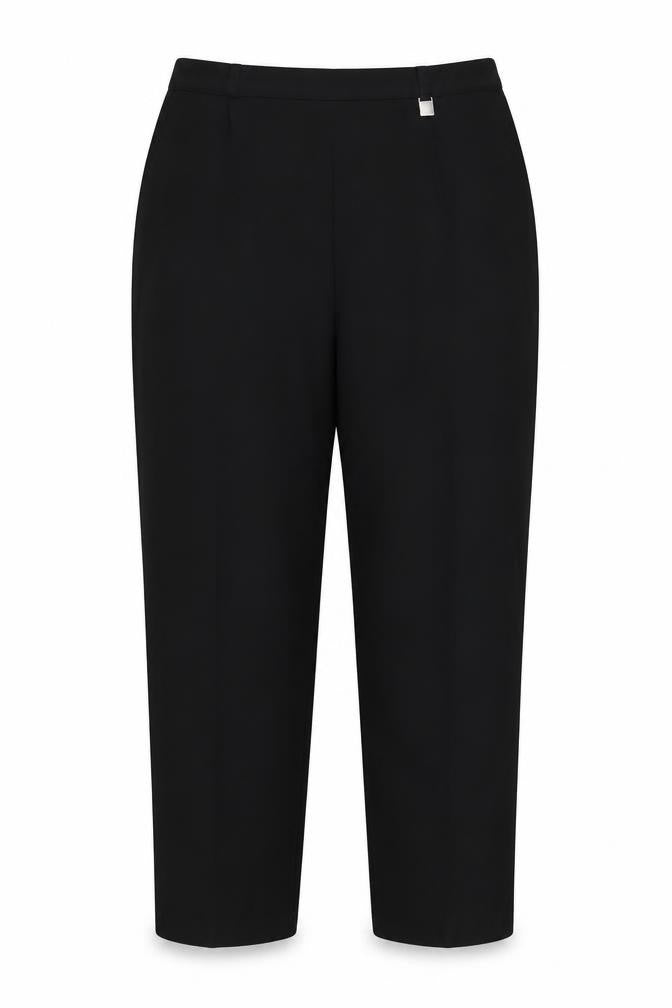 Classics Womens Black  Polyester Trousers  Size 16 L25 in Regular