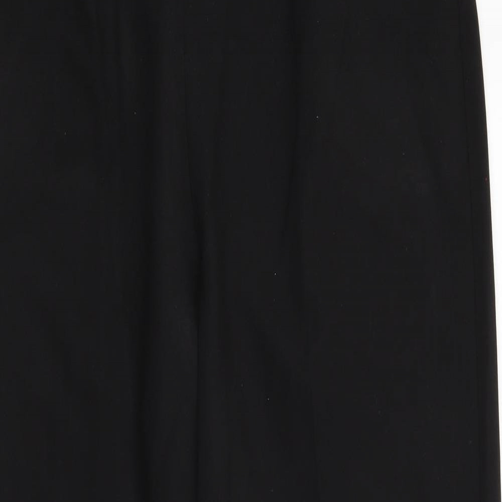 Classics Womens Black  Polyester Trousers  Size 16 L25 in Regular