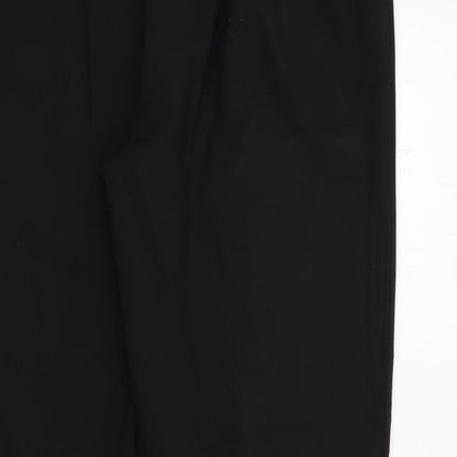 Classics Womens Black  Polyester Trousers  Size 16 L25 in Regular