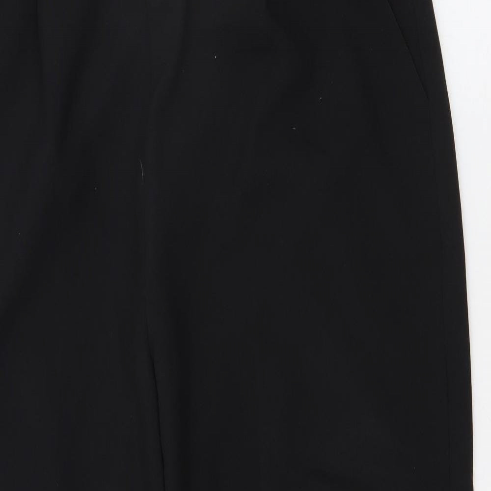 Classic` Womens Black  Polyester Trousers  Size 16 L23 in Regular