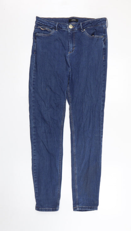 Womens UK Size 14 Marks and Spencer Regular Fit Skinny Blue Jeans