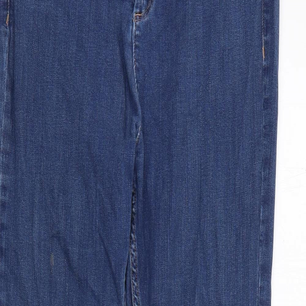Womens UK Size 14 Marks and Spencer Regular Fit Skinny Blue Jeans