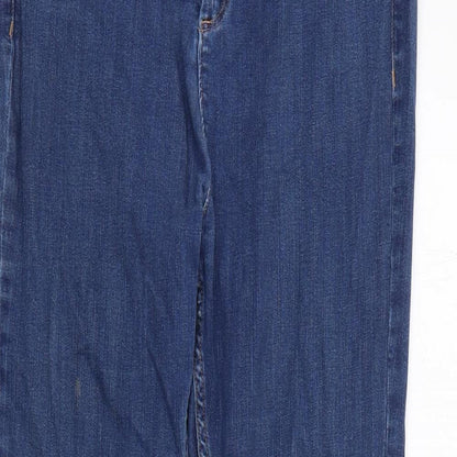 Womens UK Size 14 Marks and Spencer Regular Fit Skinny Blue Jeans