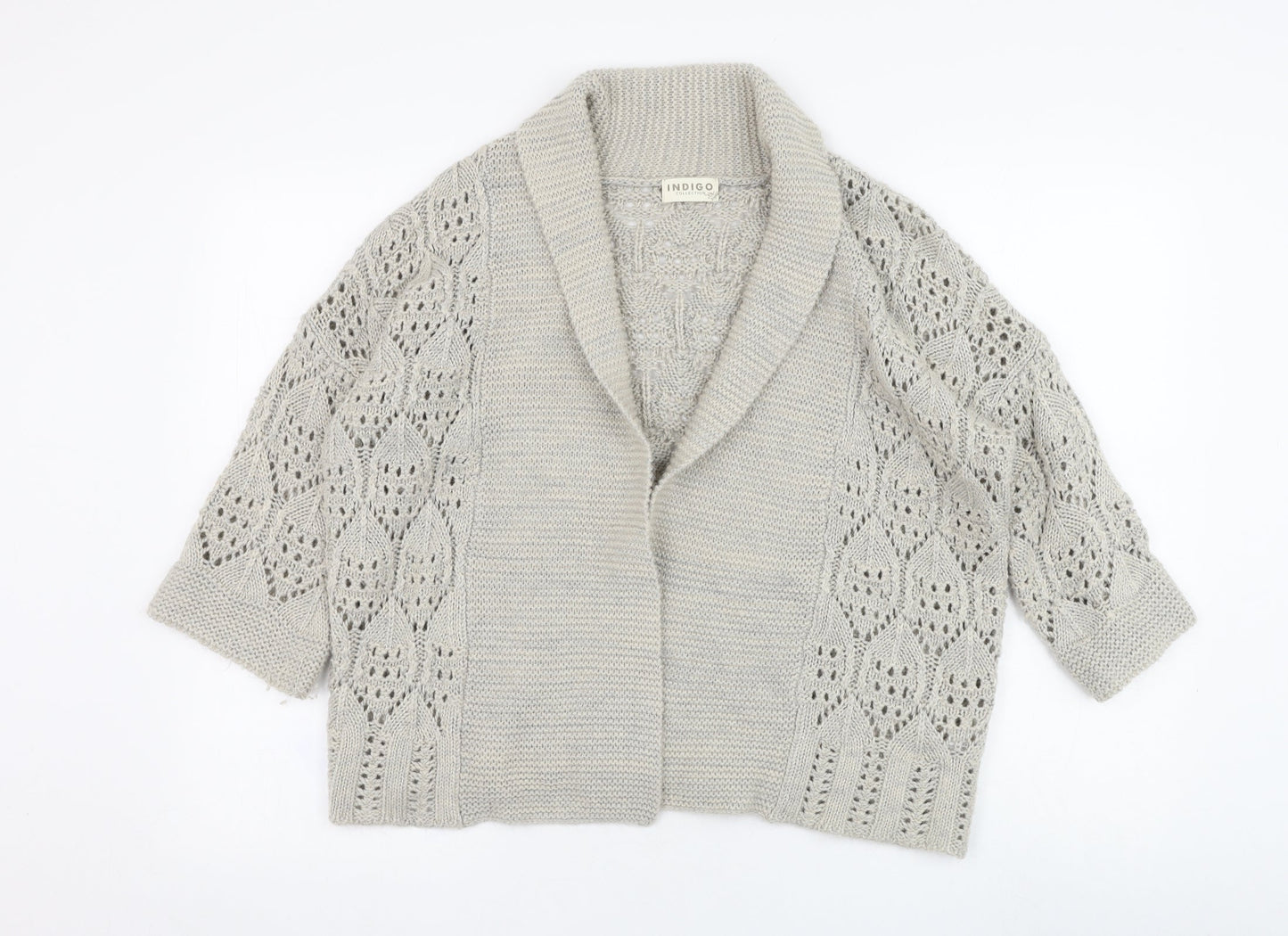 Womens UK Size S Marks and Spencer Beige Cardigan Jumper