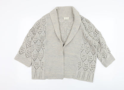 Womens UK Size S Marks and Spencer Beige Cardigan Jumper