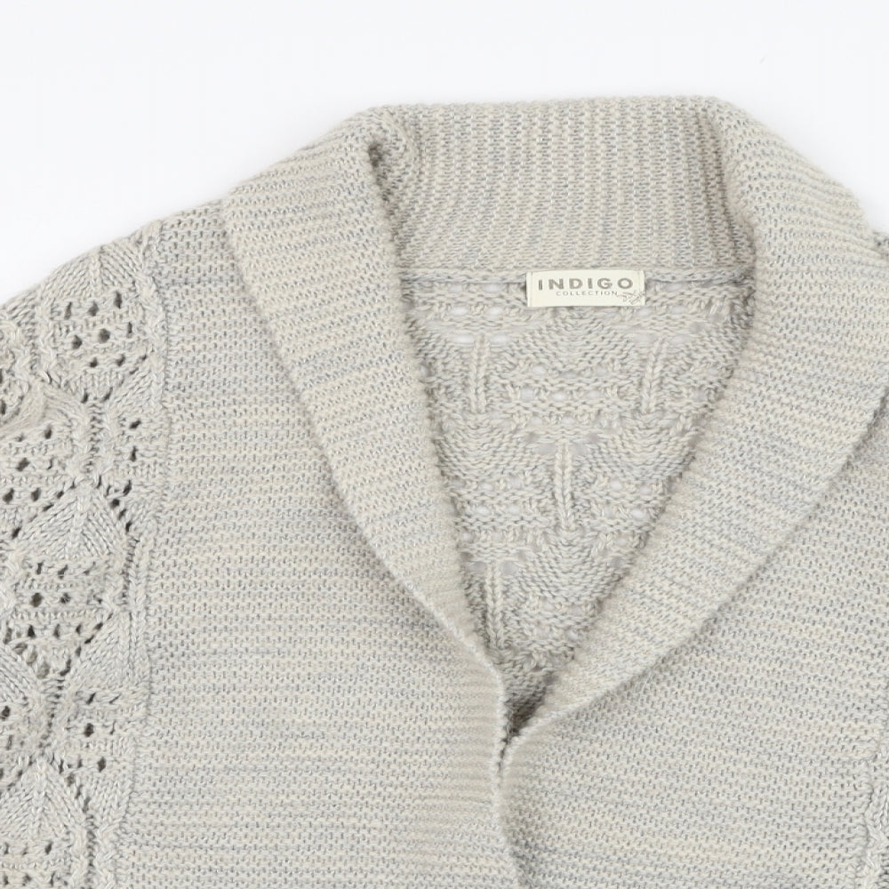 Womens UK Size S Marks and Spencer Beige Cardigan Jumper