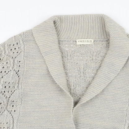 Womens UK Size S Marks and Spencer Beige Cardigan Jumper