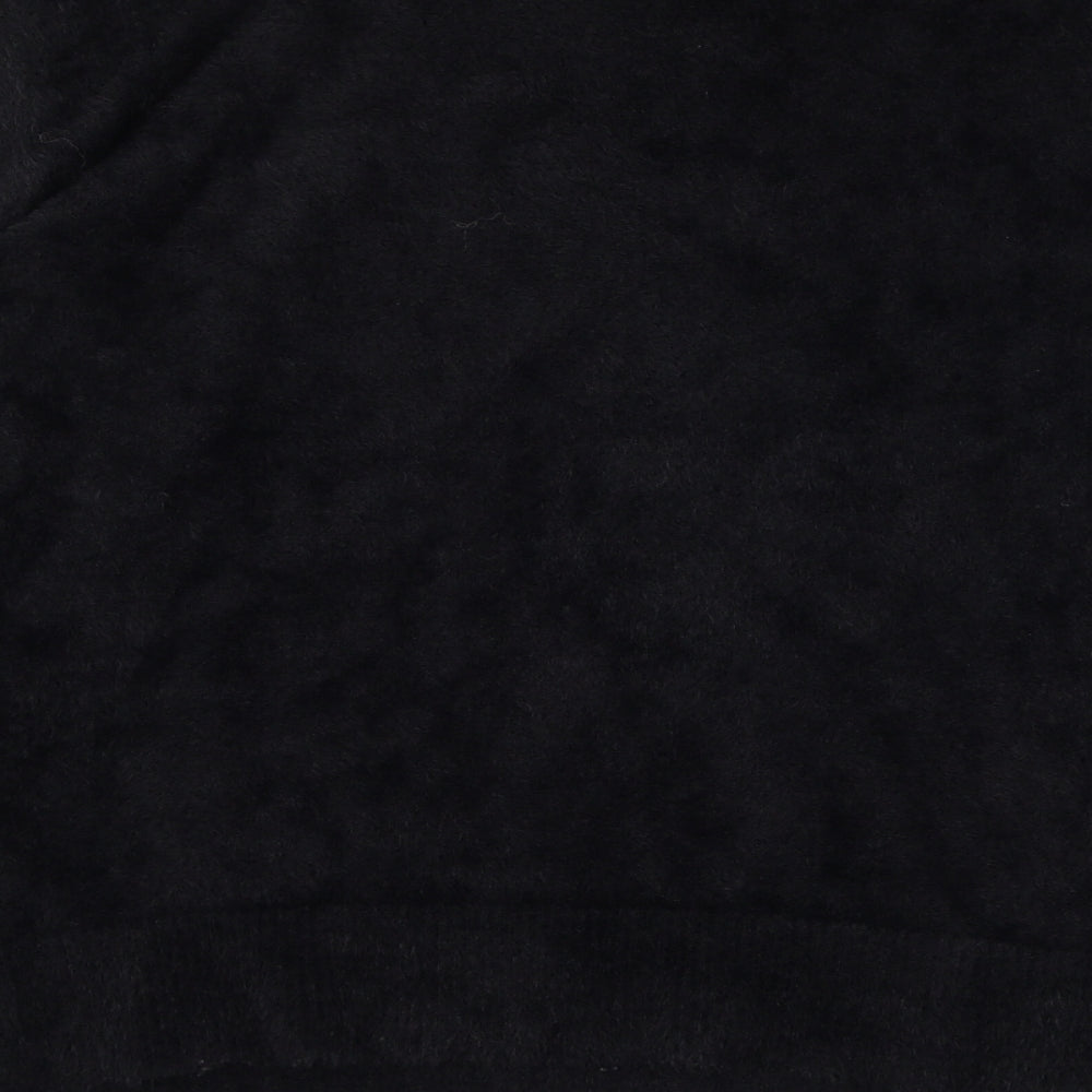 Brand and care label for Primark women’s black nylon pullover sweatshirt, size UK 10, pullover
