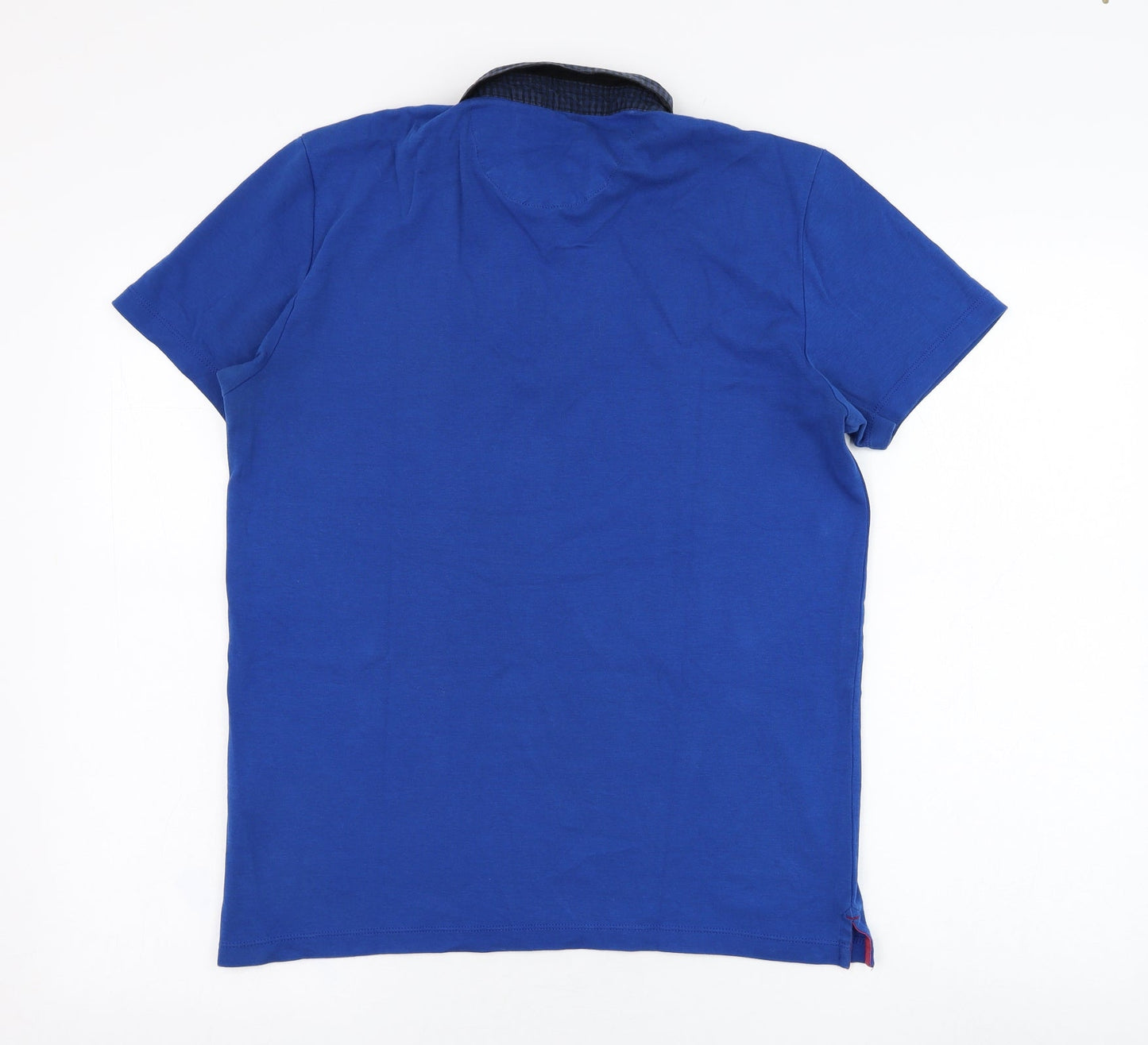 NEXT Mens Blue  Cotton  Polo Size M Collared Pullover