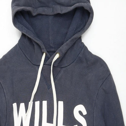 Mens UK Size XS Jack Wills Blue Pullover Hoodie