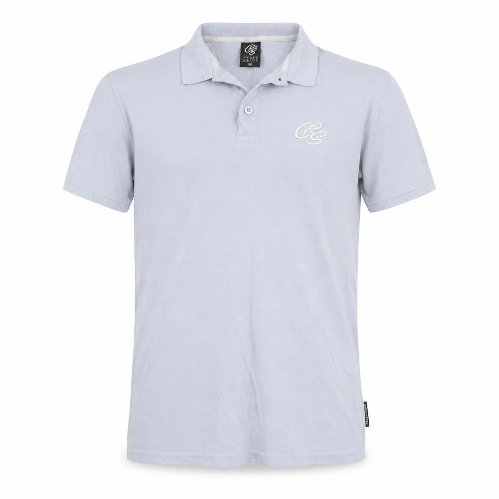 Mens UK Size M Crosshatch Cotton Polo Shirt