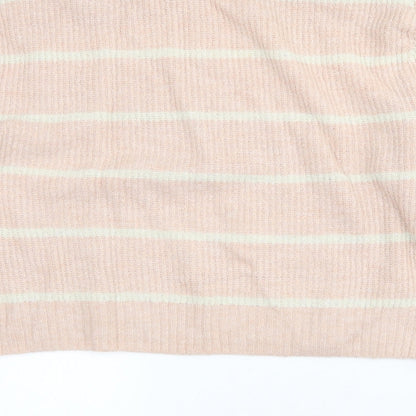 Womens UK Size XS Divided Pink Pullover Jumper
