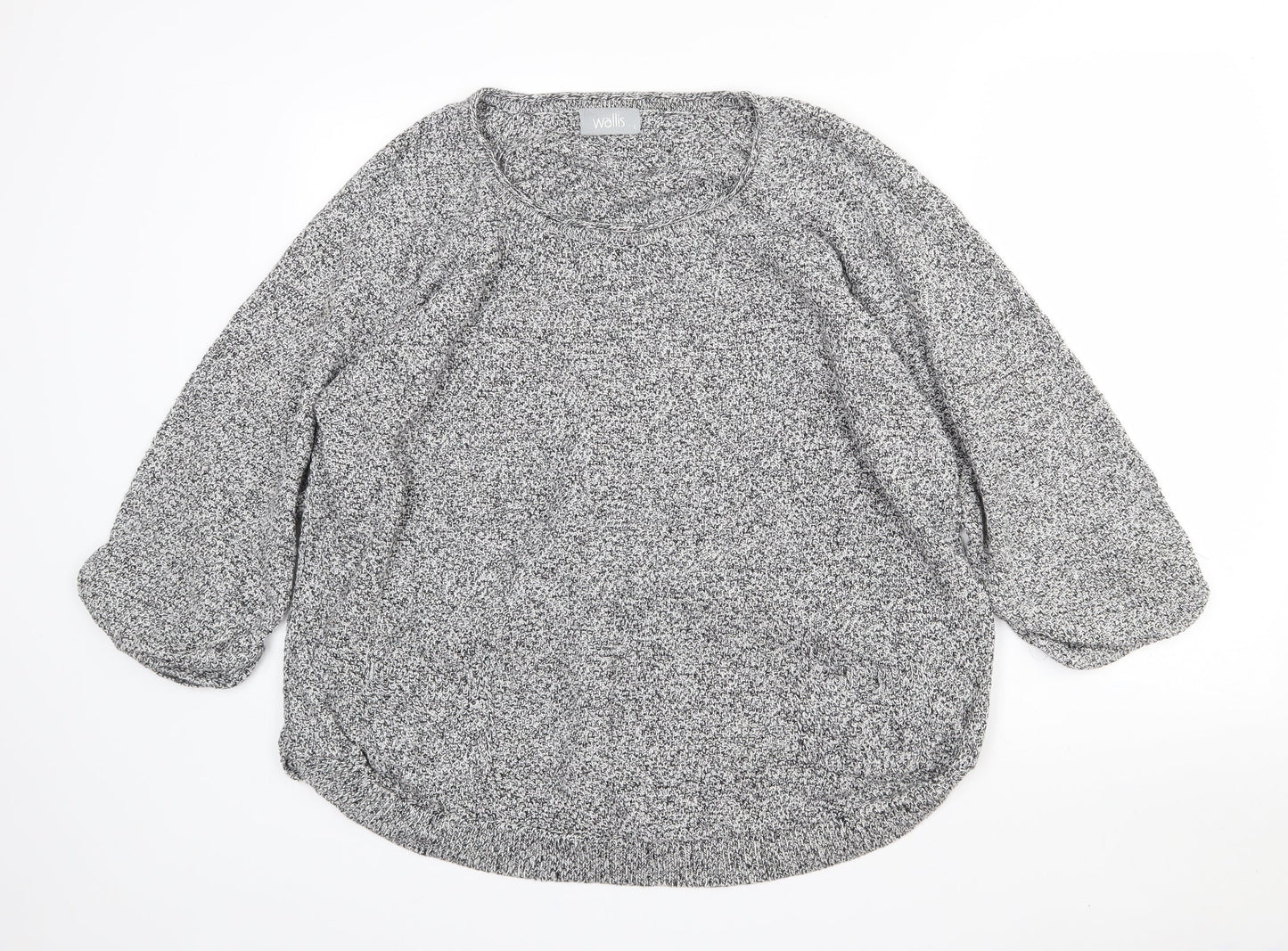 Womens UK Size L Wallis Grey Pullover Jumper