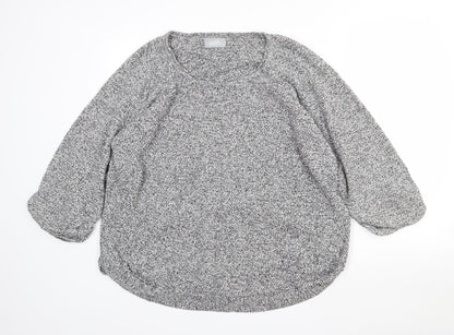 Womens UK Size L Wallis Grey Pullover Jumper