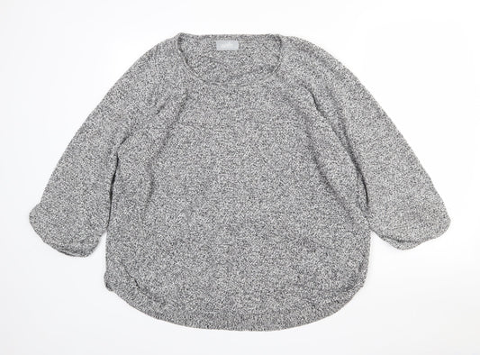 Womens UK Size L Wallis Grey Pullover Jumper