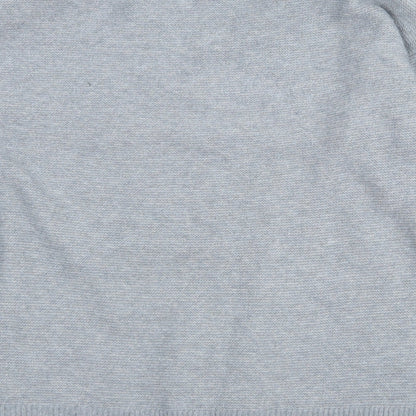 Primark Womens Blue Crew Neck  Polyester Pullover Jumper Size 12   - 12-14. Bead detail