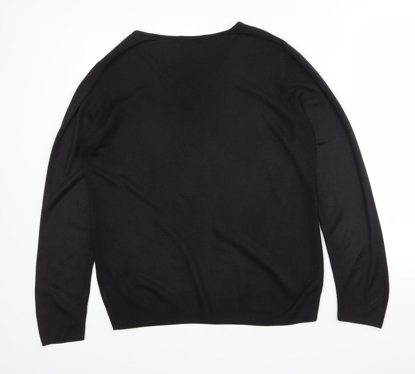 Womens UK Size 10 Marks and Spencer Black Pullover Jumper