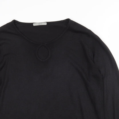 Womens UK Size 10 Marks and Spencer Black Pullover Jumper