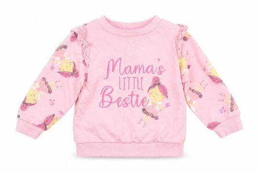 Studio Girls Pink  Cotton Pullover Jumper Size 6-9 Months   - Mama's little bestie