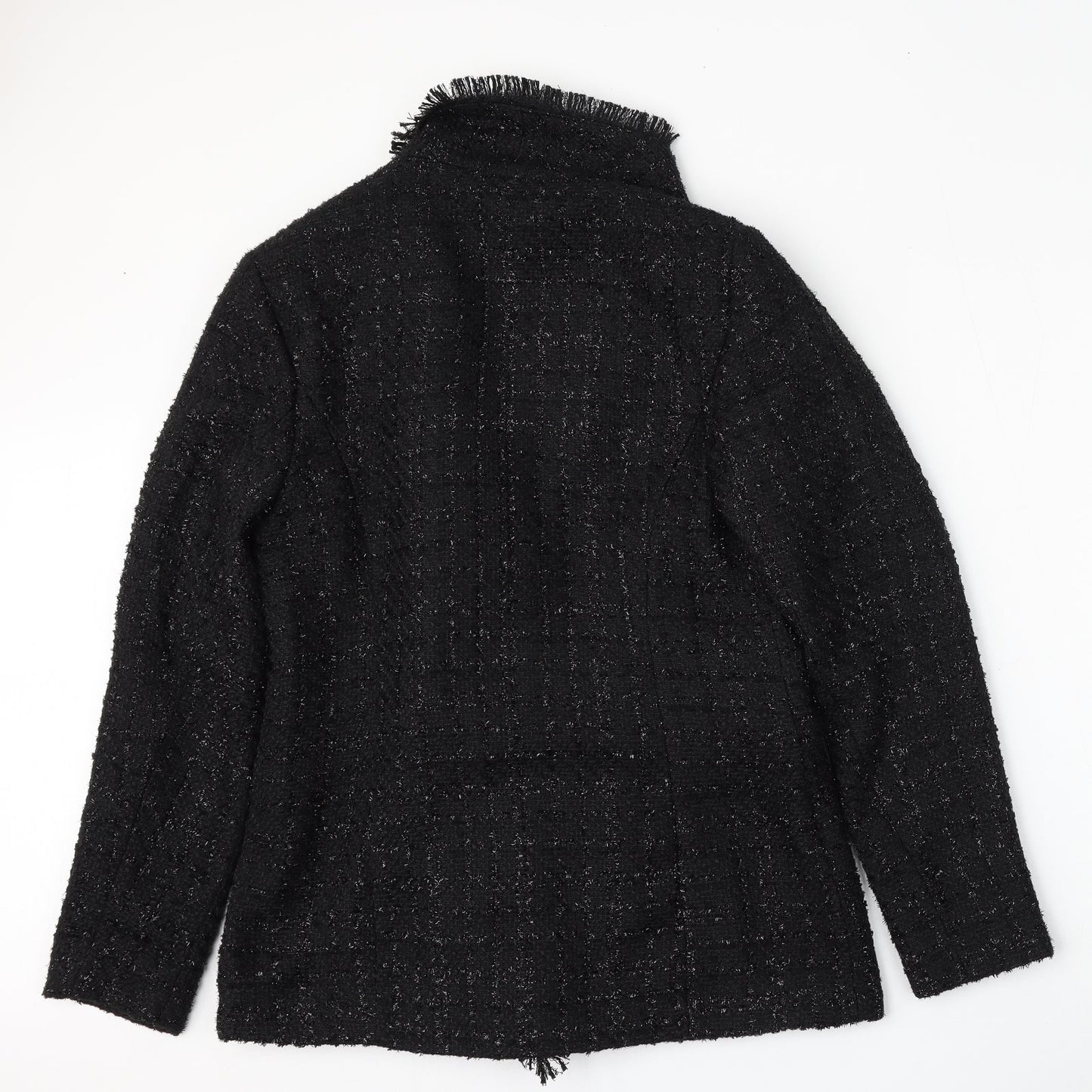 F&F Womens Black   Jacket  Size 12  Button