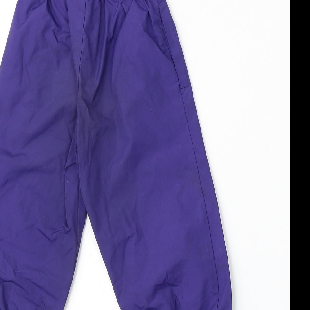 OshKosh B’gosh Girls Purple  Polyester Rain Trousers Trousers Size 12 Months
