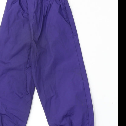 OshKosh B’gosh Girls Purple  Polyester Rain Trousers Trousers Size 12 Months