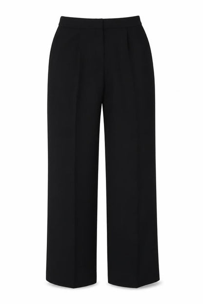 Womens UK Size 8 Mango Regular Fit  Black Trousers