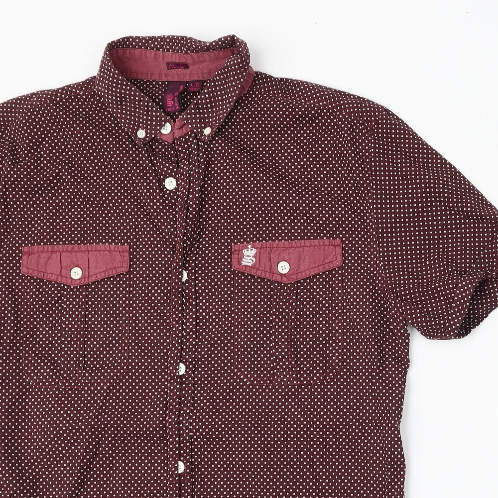 Mens UK Size L Be the revolution Polyester Polo Shirt