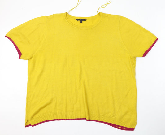 Womens UK Size 20 Bonmarché Yellow Pullover Jumper