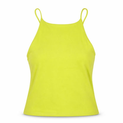 Womens UK Size 10 River Island Yellow Basic Button-Up