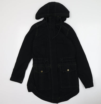Womens UK Size 8 H&M Green Parka Coat