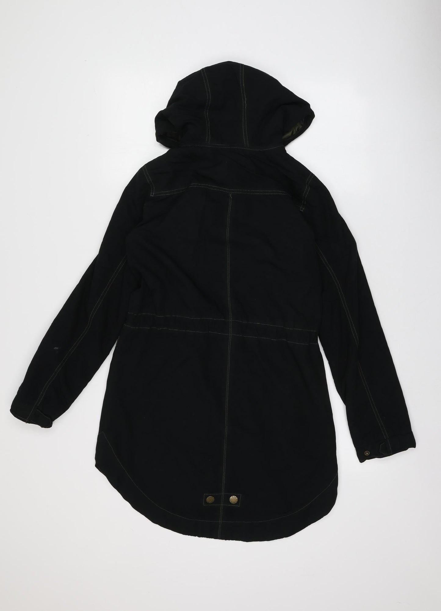 Womens UK Size 8 H&M Green Parka Coat