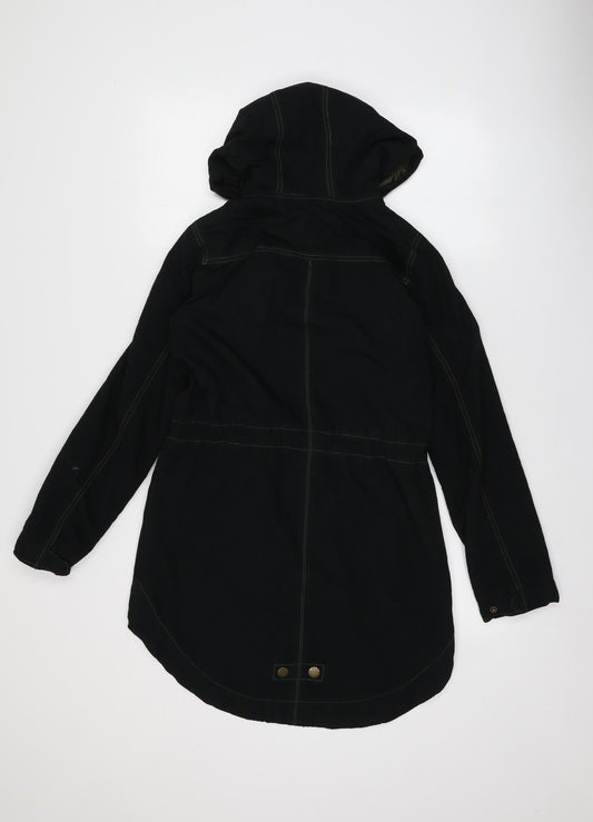 Womens UK Size 8 H&M Green Parka Coat