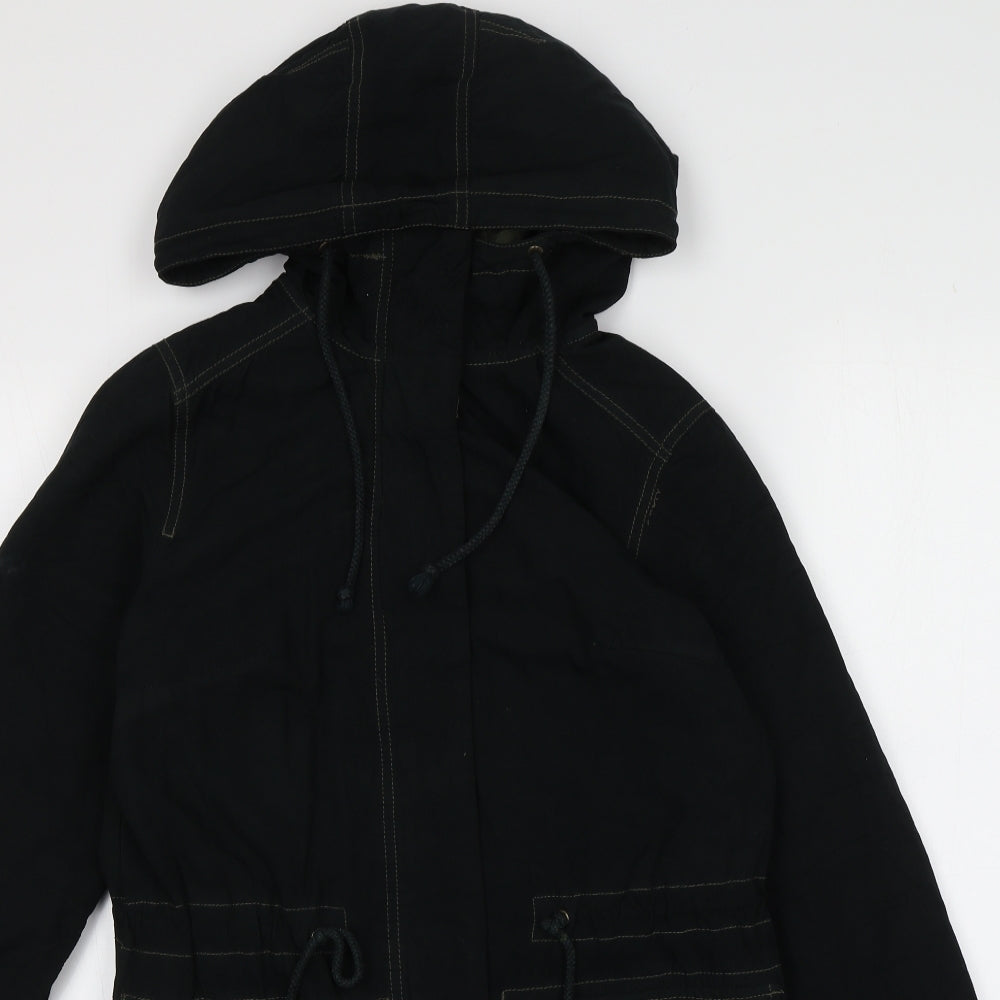 Womens UK Size 8 H&M Green Parka Coat