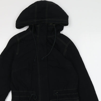 Womens UK Size 8 H&M Green Parka Coat