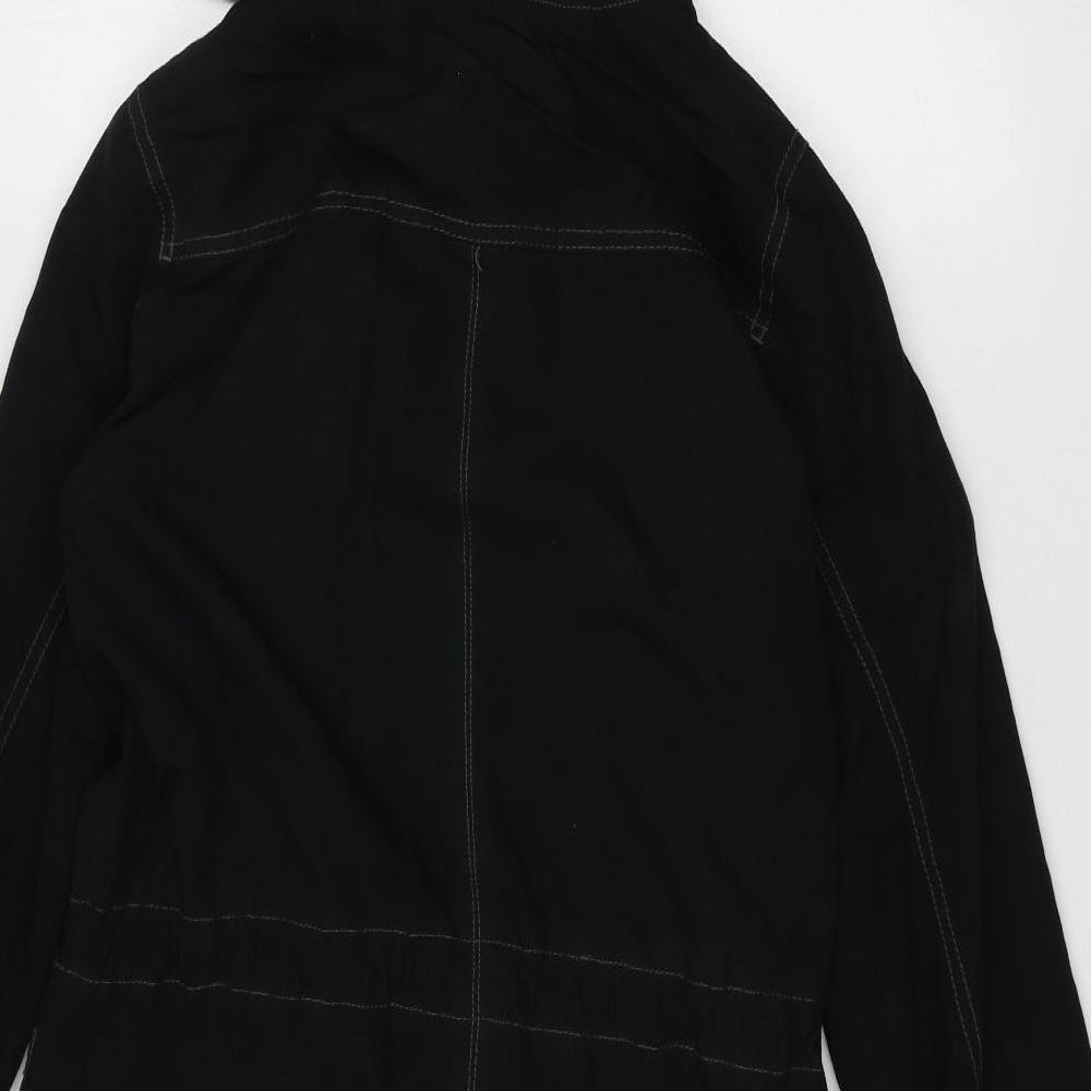 Womens UK Size 8 H&M Green Parka Coat