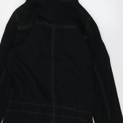 Womens UK Size 8 H&M Green Parka Coat