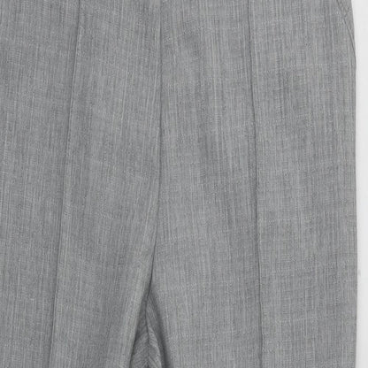Womens UK Size 12 Marks and Spencer Regular Fit  Grey Trousers