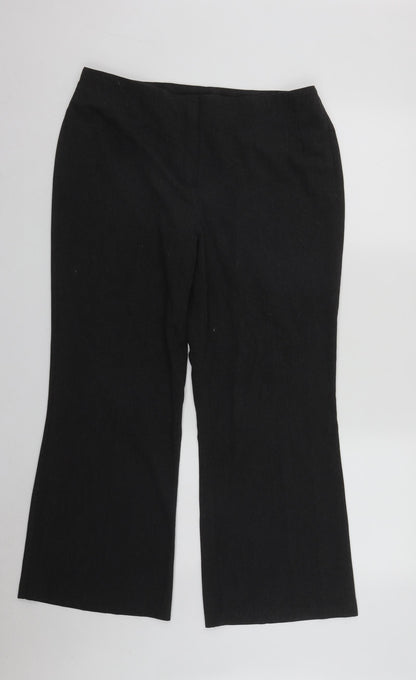 Womens UK Size 16 Marks and Spencer Regular Fit  Grey Trousers