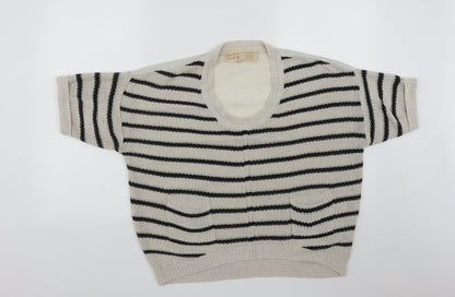 Womens UK Size 10 River Island Beige Pullover Jumper
