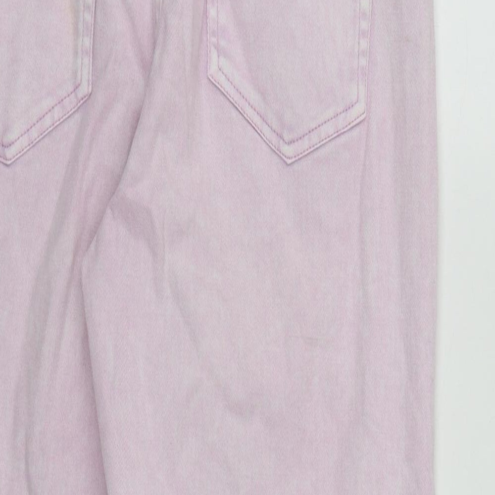 Garcia Womens Purple  Cotton Straight Jeans Size 31 in L26 in Regular Zip