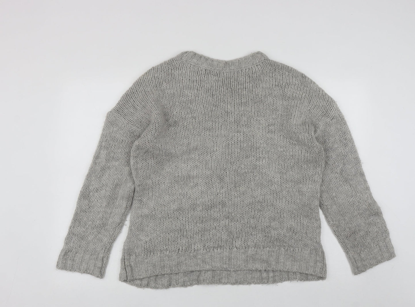 Womens UK Size M NEXT Grey Pullover Jumper