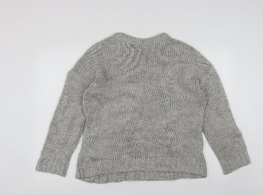 Womens UK Size M NEXT Grey Pullover Jumper