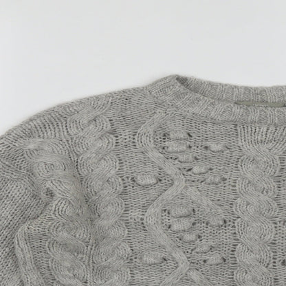 Womens UK Size M NEXT Grey Pullover Jumper