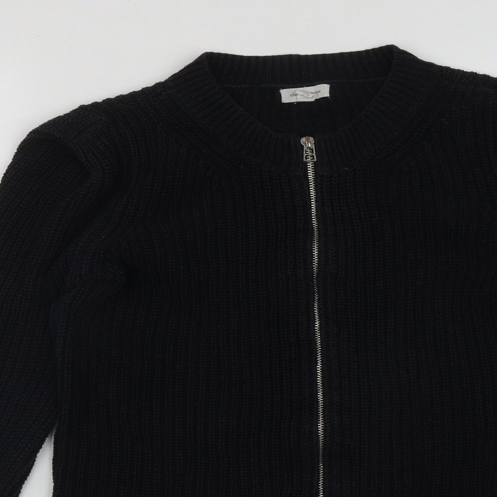 Womens UK Size S Silence + Noise Black Cardigan Jumper