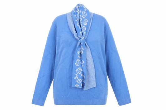 Womens UK Size 10 Autonomy Blue Pullover Jumper