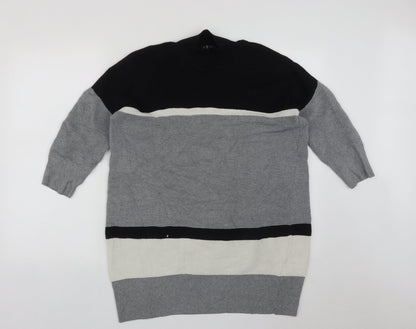 Womens UK Size 12 River Island Multicoloured Tunic Jumper